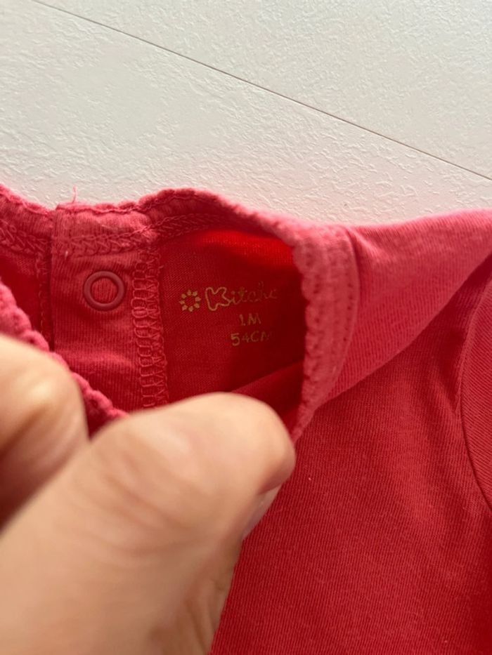 2 tee shirt ML Kitchoun 1 mois - photo numéro 4