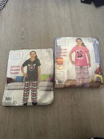 Lot de 2 pyjamas fille Silk&Blue
