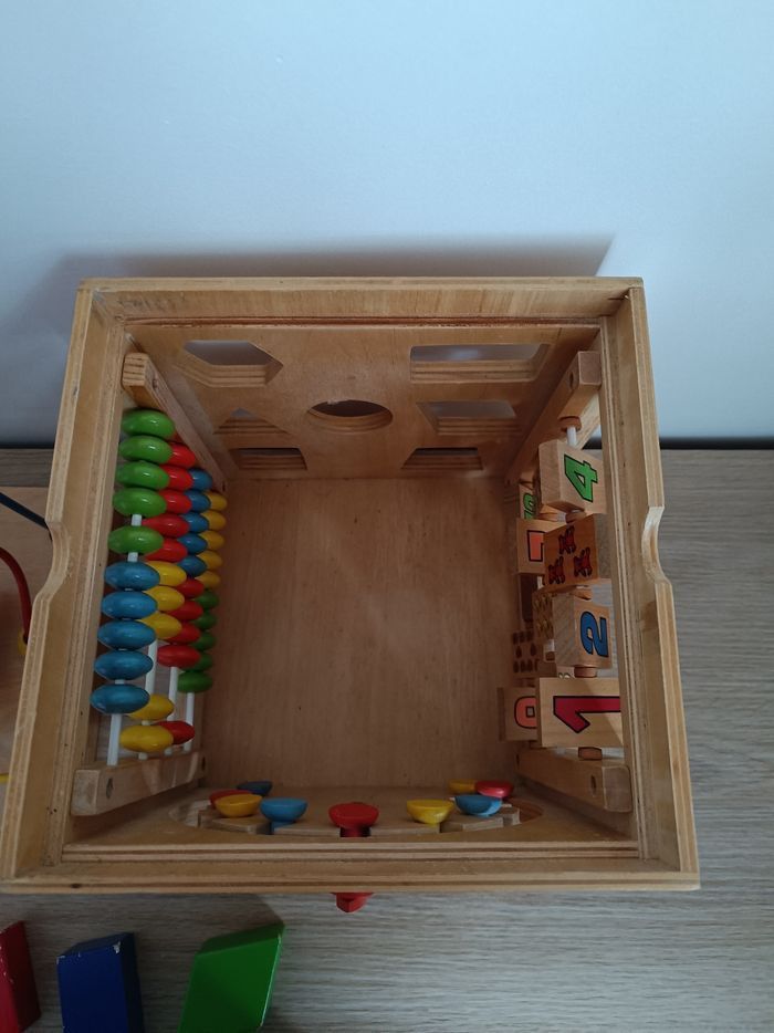 Cube d'activité en bois - photo numéro 8