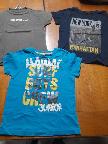 Lot de 6 t-shirts manches courtes 6 ans