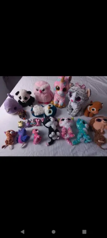 Collection de peluches ty