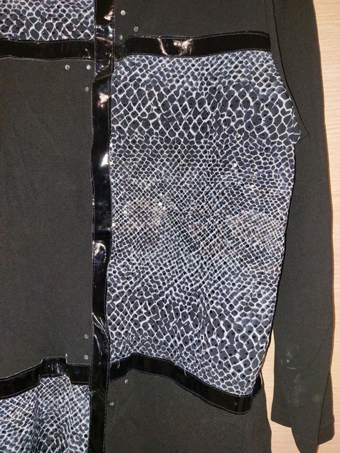 Haut noir strass - photo numéro 3