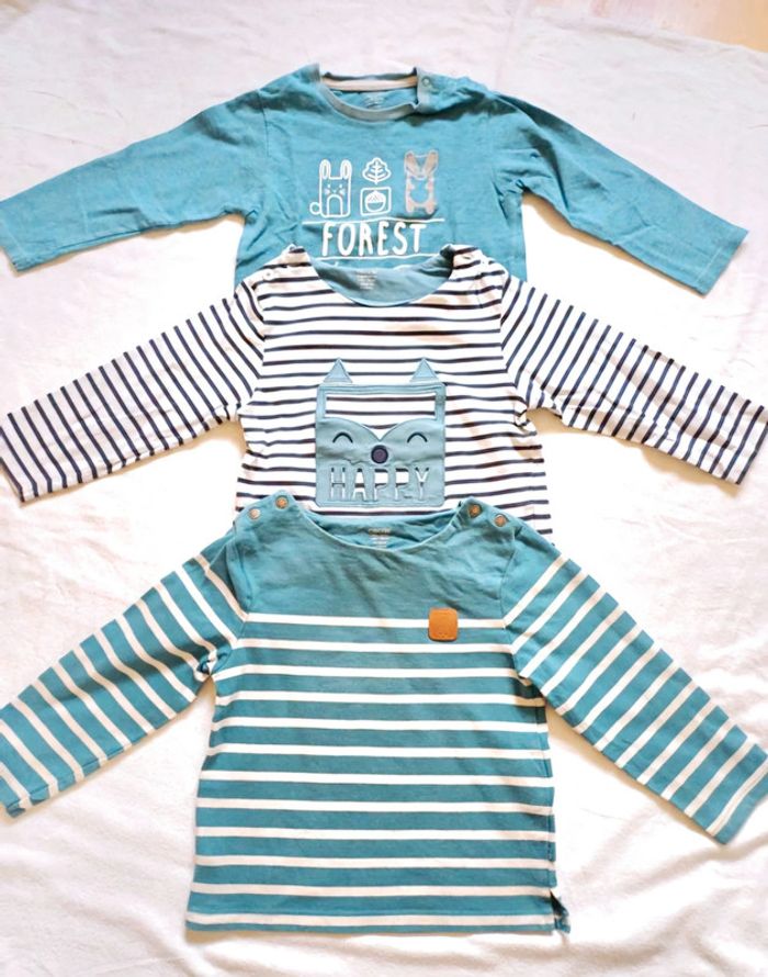 Tee shirt manches longues 24 mois