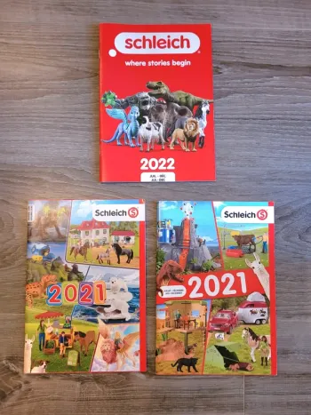 Lot de 3 magazines Schleich