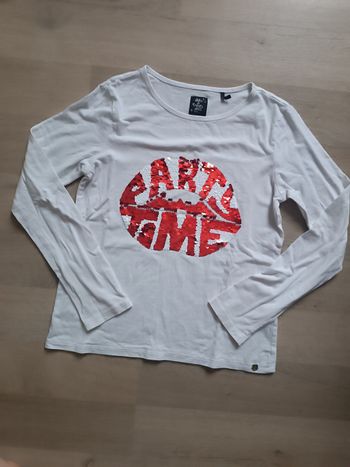 Tee-shirt manches longues sequin