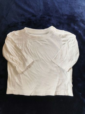 T shirt manches longues, pull fin 12 mois