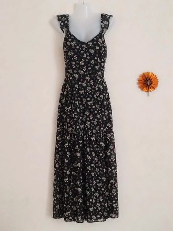 Robe florale longue d'été