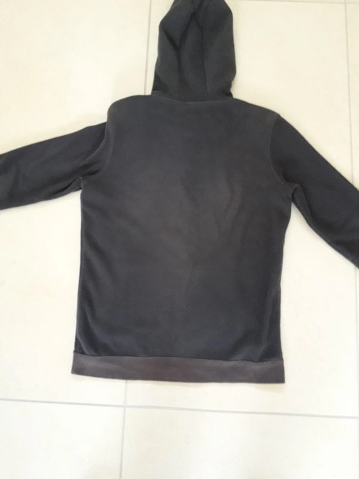 Gilet polaire gris foncé t 12 ans - photo numéro 2