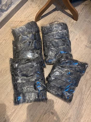 100 noeud de chaise organza gris argenté