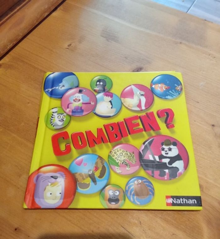 livre "combien" collection Nathan