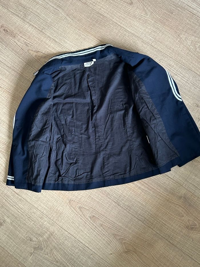 Blazer bleu marine et blanc Molly Bracken taille L TBE - photo numéro 9