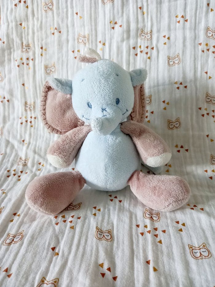 Peluche éléphant Nattou