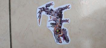 Ninjago sticker mural