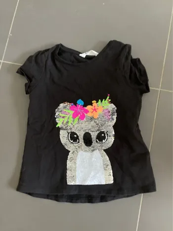T shirt koala h&m 4-6 ans en très bon état