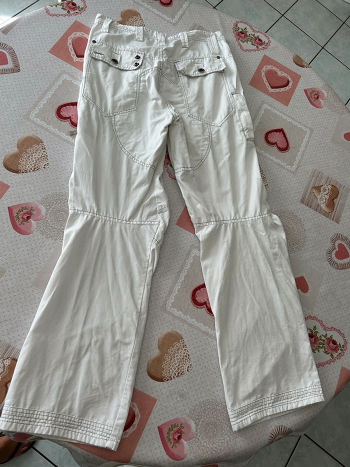 Pantalon blanc homme - photo numéro 2
