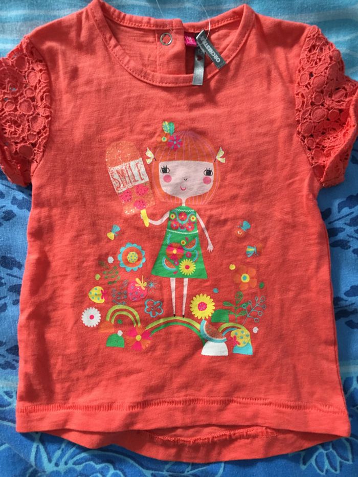 tee shirt manche courte 12 mois