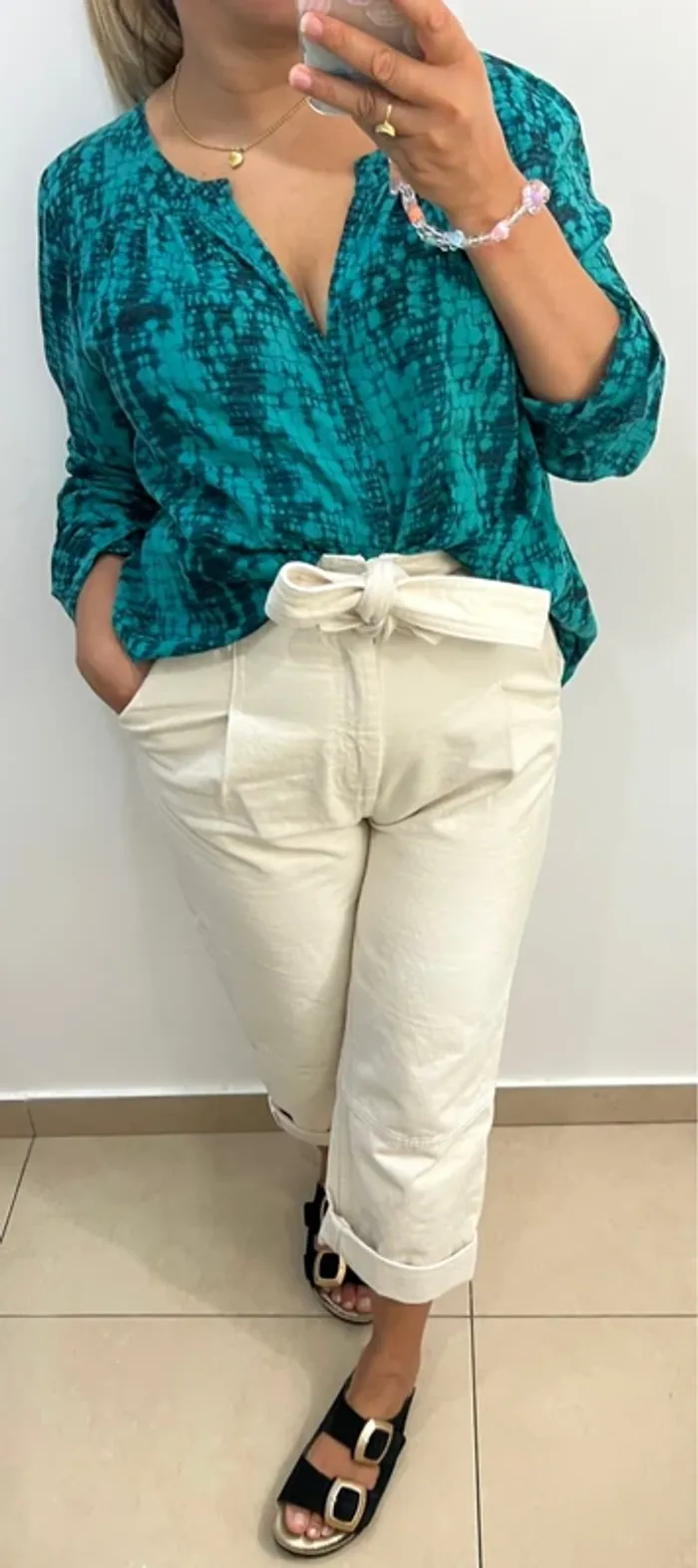 Blouse Aude Ba&sh ample tie and dye Taille 40 et plus - photo numéro 2