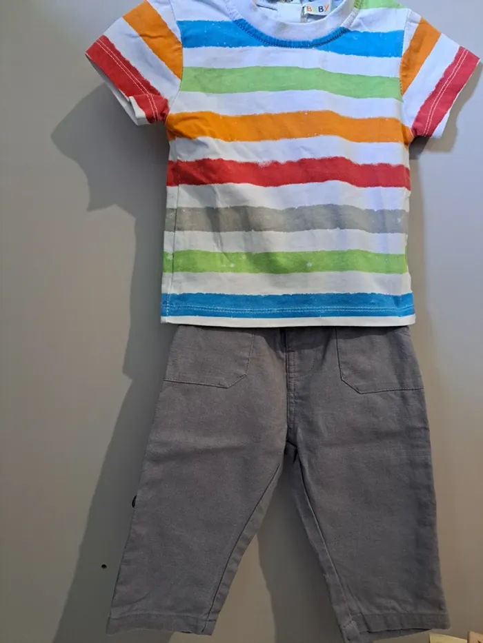 Ensemble garçon - Baby bol - 9 mois - photo numéro 2