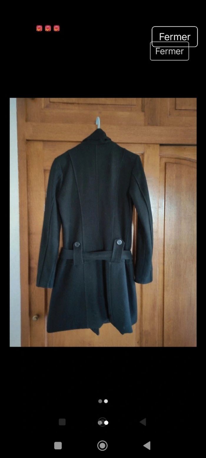 Manteau femme noir - photo numéro 2