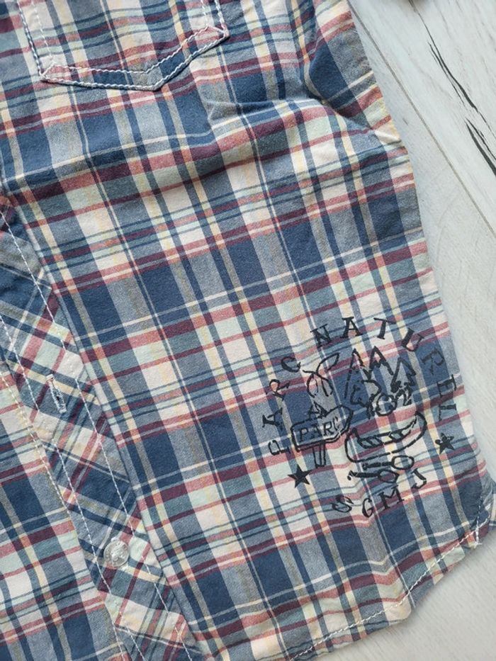 Chemise à carreaux sergent major 8ans neuve - photo numéro 2