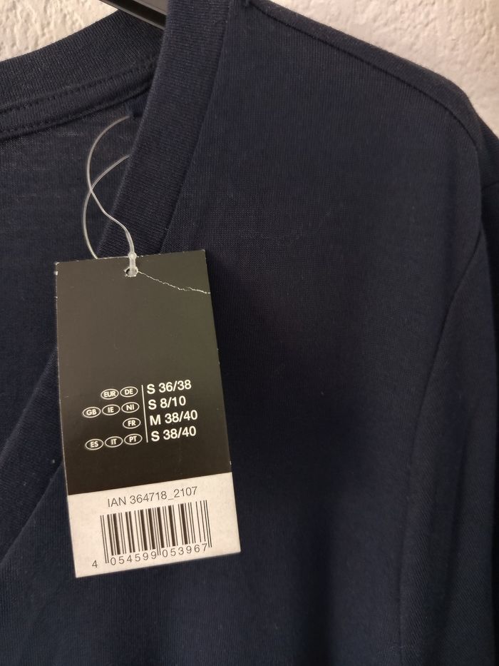 Combinaison fluide jambes larges bleu marine taille M neuve - photo numéro 6