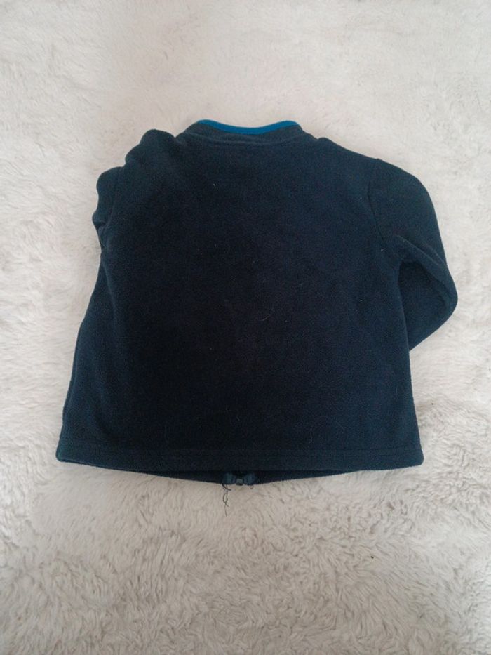 Gilet polaire marine 4 ans - photo numéro 3