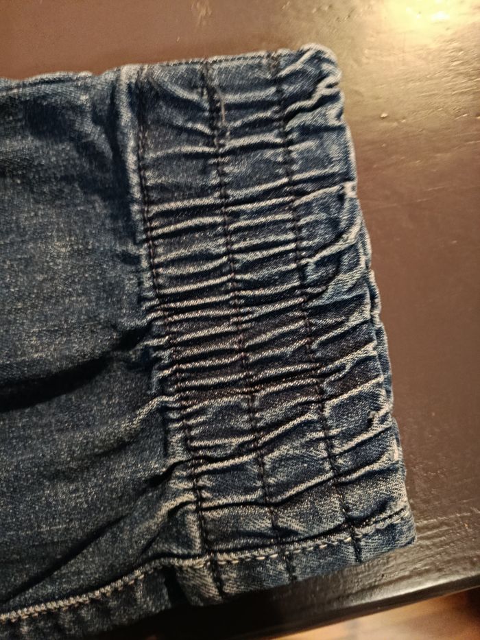 Jean homme taille xl élastique à la taille et en bas des jambes - photo numéro 4