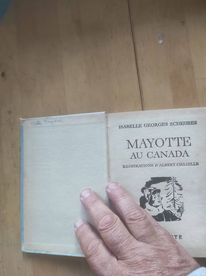 Mayotte au Canada Isabelle G. Schreiber Bibliothèque Rose cartonnée 1966 - photo numéro 4