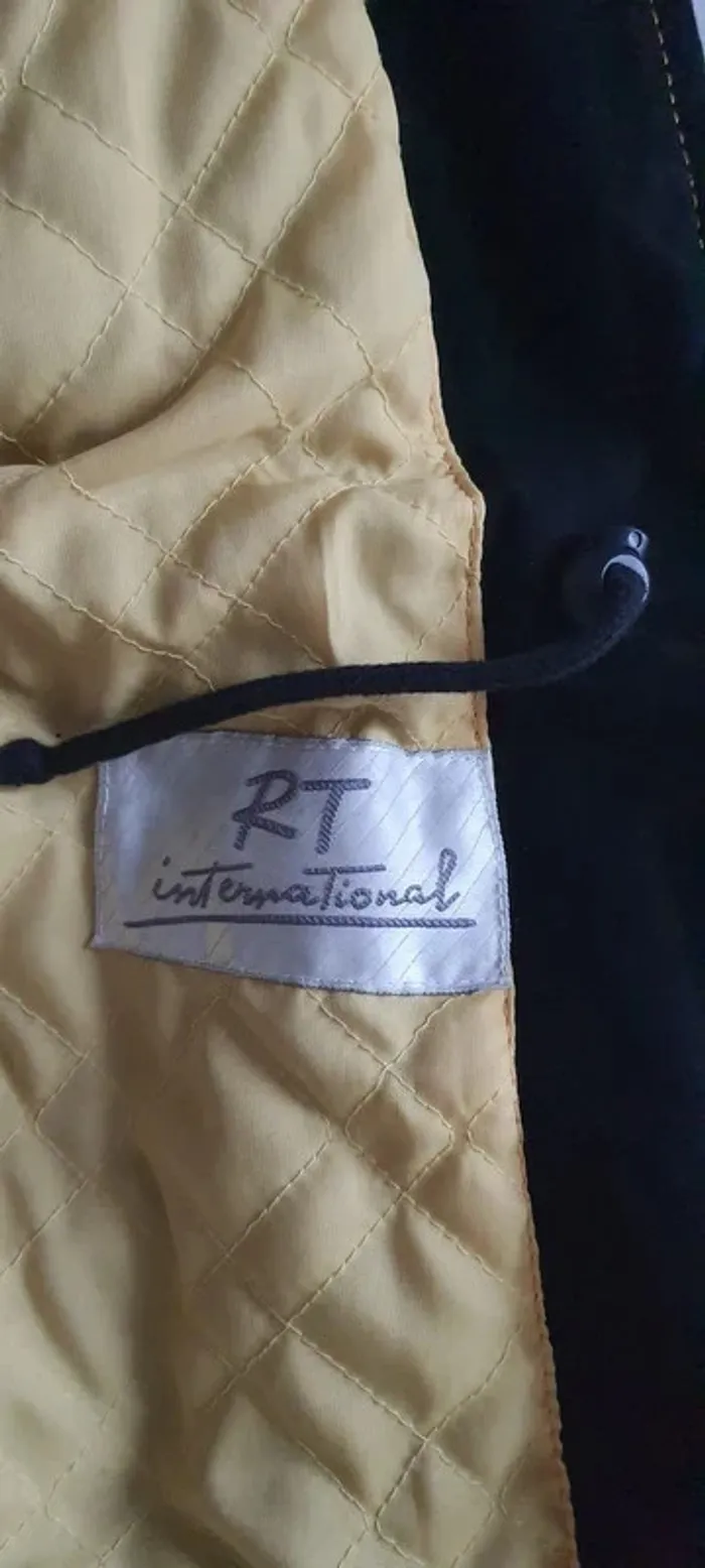 Blouson femme cuir noir "RT International" taille L - photo numéro 9