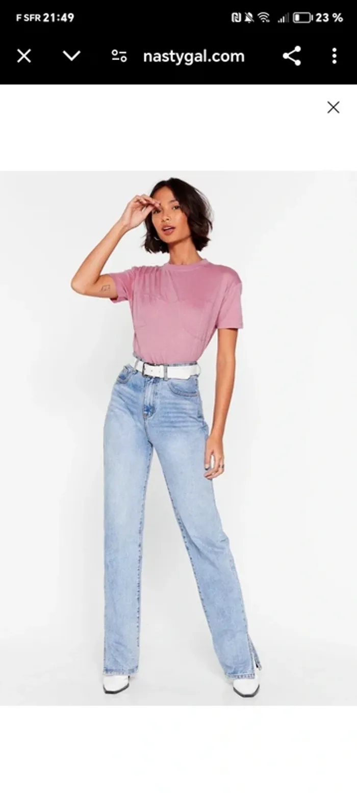 T-shirt femme taille 36 Nasty Gal - photo numéro 3