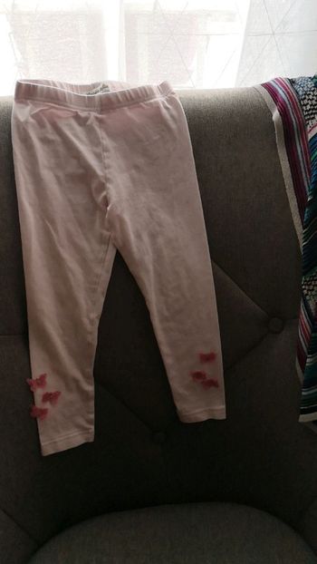 Legging rose avec papillons