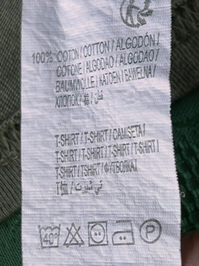 T-shirt kaki manches longues 8 ans - photo numéro 4