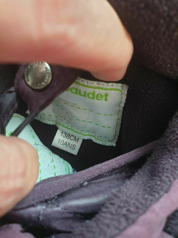 doudoune violette 10 ans Vertbaudet doublure et capuche amovibles - photo numéro 5