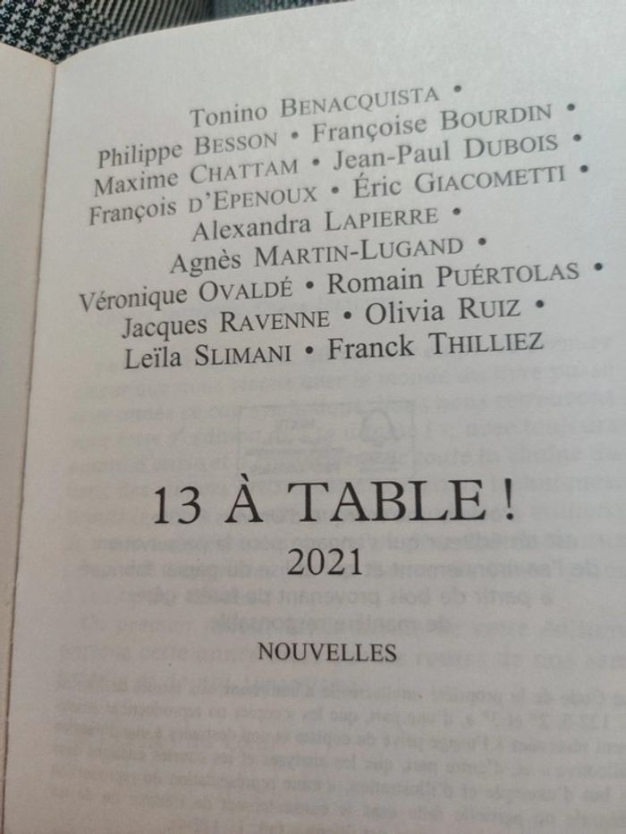 Lot de 2 livres "13 à table" : 2021 et 2022 - photo numéro 4
