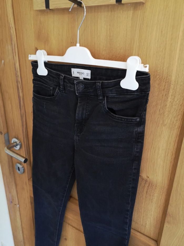 Jeans Mango frangé en noir 36 - photo numéro 3