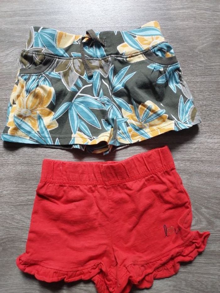 Lot shorts fille