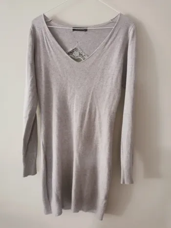 Robe pull fin