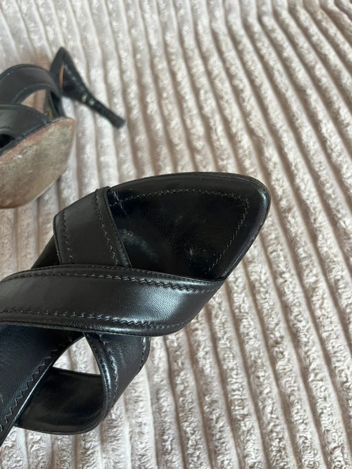 Mules noires - Yves saint Laurent - 37,5 - photo numéro 5