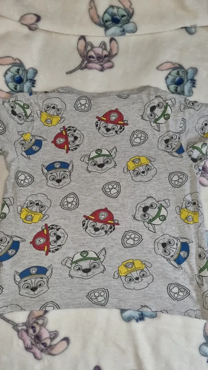 Pyjama short pat patrouille 6 ans en bon état - photo numéro 6