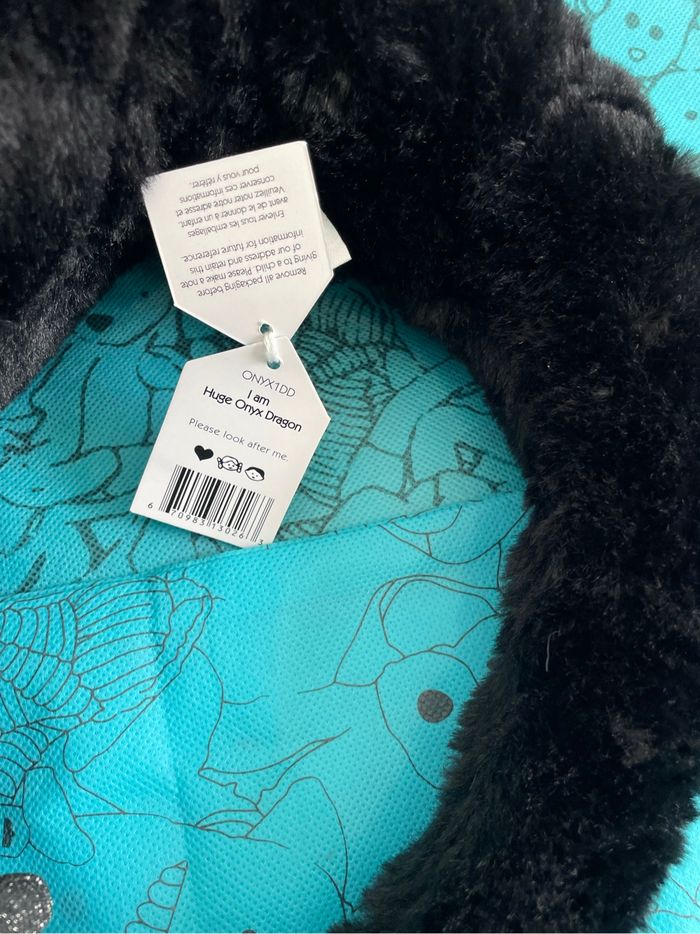 Enorme Jellycat ONYX DRAGON HUGUE 🖤 - photo numéro 3