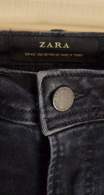 ZARA DNM – Jean Biker Slim Homme – EUR 42 / USA 32 – Style Motard