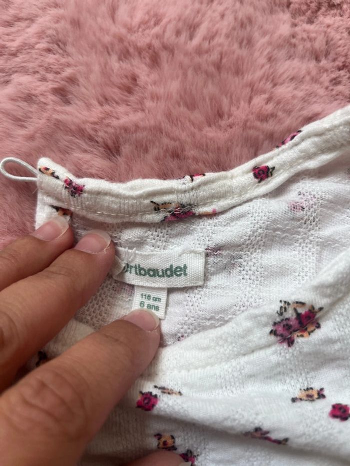 Robe été blanche fleuri 6 ans collection 2024 - photo numéro 3