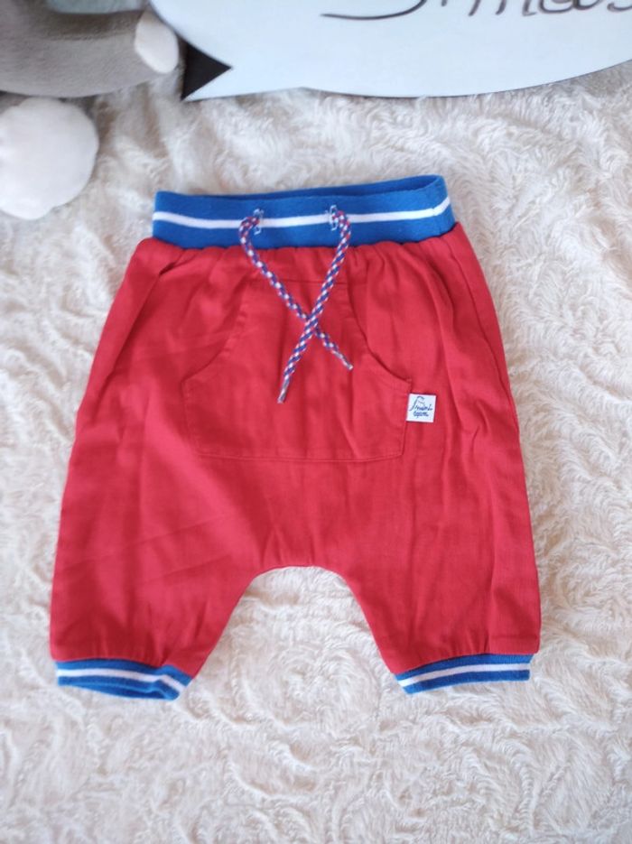 Pantalon doublé style sarouel Garçon 3 mois Dpam 100% coton - photo numéro 2