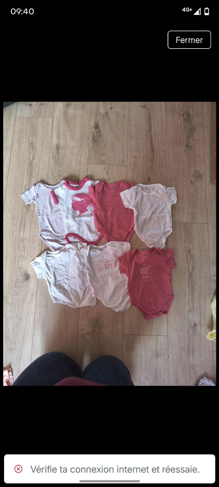 Lot vêtements bébé fille taille 3 mois - photo numéro 3