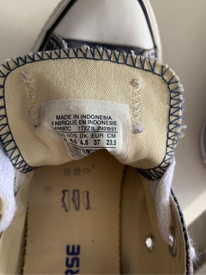 Converse basse femme 37 bleu - photo numéro 7