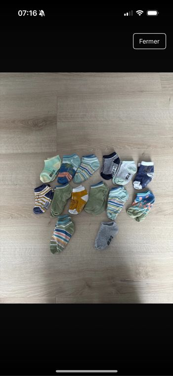 Lot chaussette 19/22