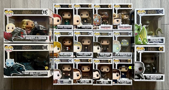 Lot de 16 figurines Funko Pop Game Of Thrones