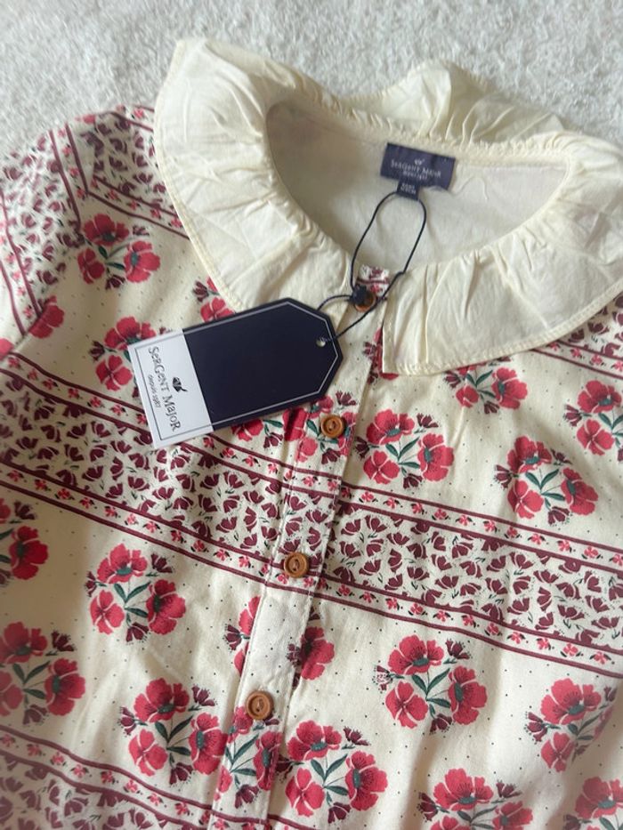 Ensemble blouse Sergent Major et short 8 ans - photo numéro 4