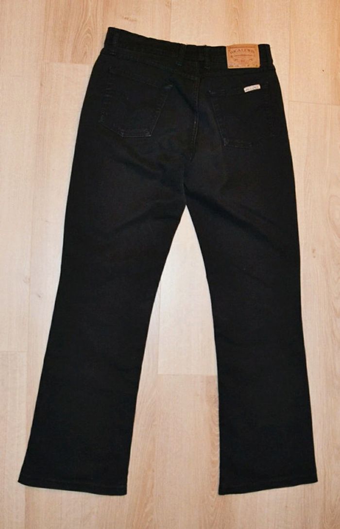 Rica Lewis Princess Wide Regular Jeans Droit Noir Exclusive Vintage Femme (Taille 44) - photo numéro 8