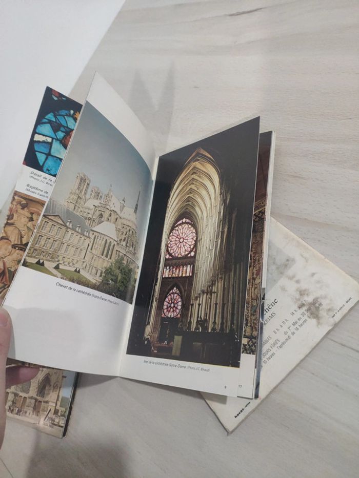 Lot 3 livres Reims ville sacres cathédrale art et histoire Demouy - photo numéro 6